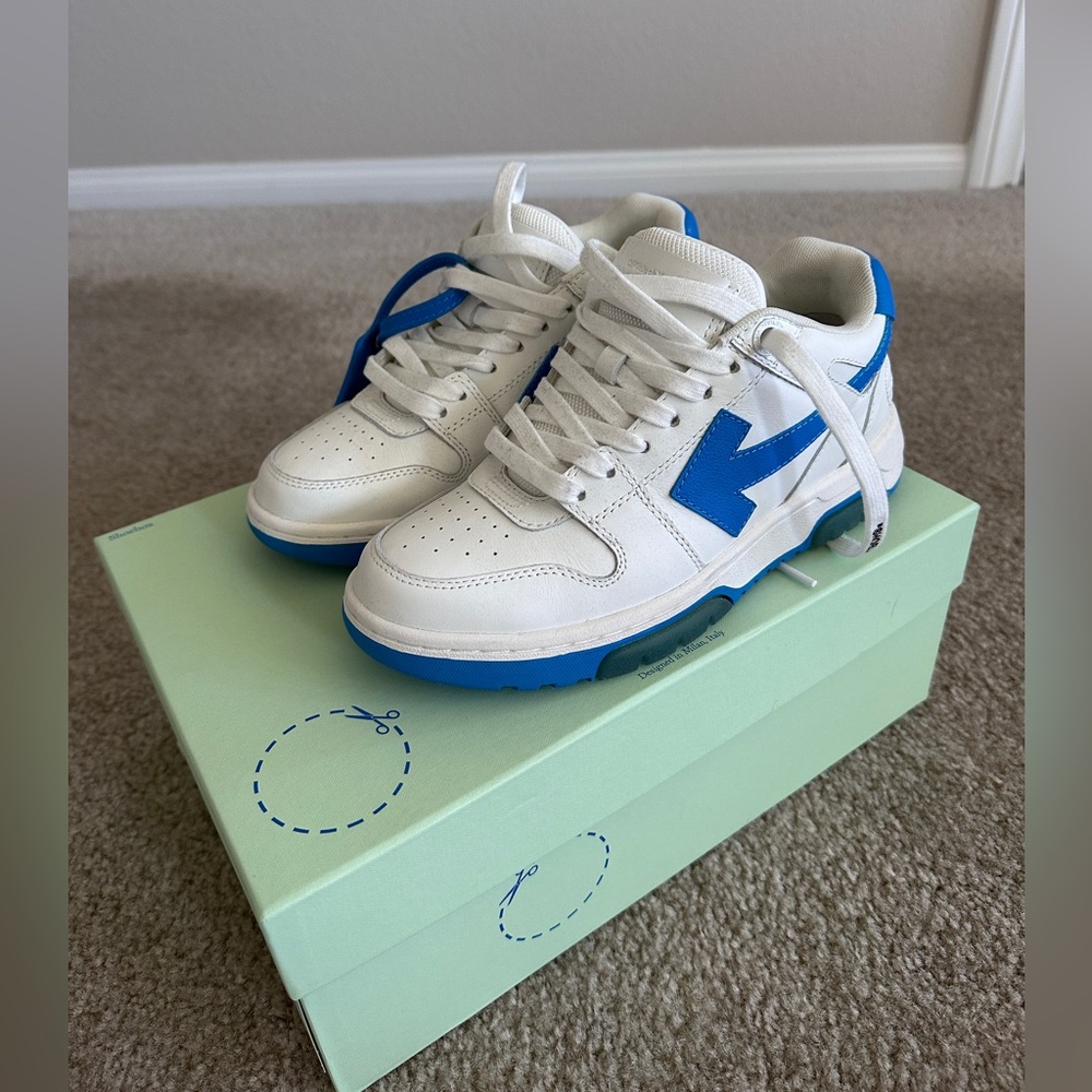 Off-White blue and white  sneakers